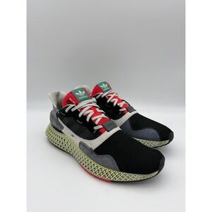 Adidas ZX 4000 4D Carbon Semi Solar Yellow Mens Shoes BD7931 Size 12